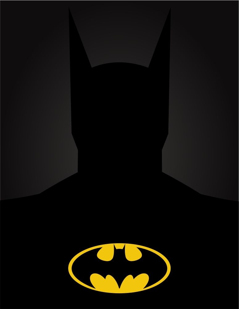 Placa Decorativa, Coleção Heróis "Batman"